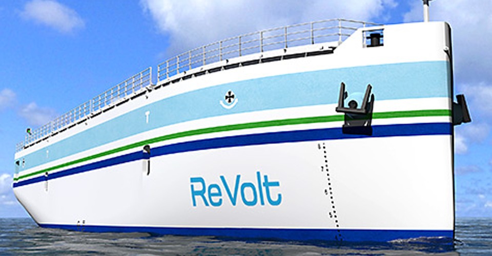 dnv gl revolt vrachtschip drones