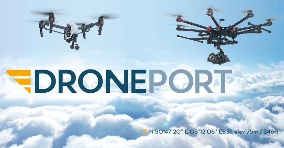 droneport belgie brustem lrm sint truiden stad drones test businesscentrum 2015