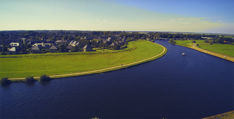 Prachtige 4K dronevideo van buitengebied Amersfoort