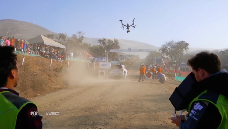 DJI bij World Rally Championship in Mexico 2016