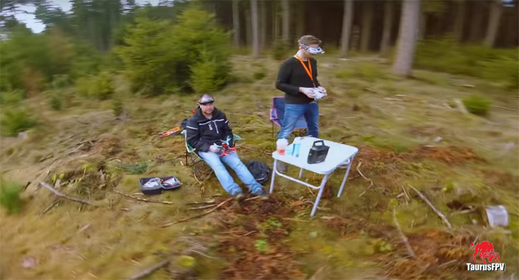 FPV Freestyle in het bos met Pieter Bos