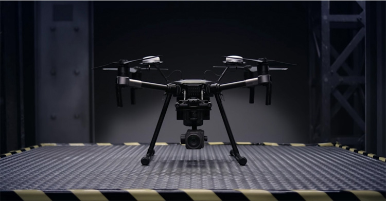 DJI M200 voor inspectie hoogspanningslijnen